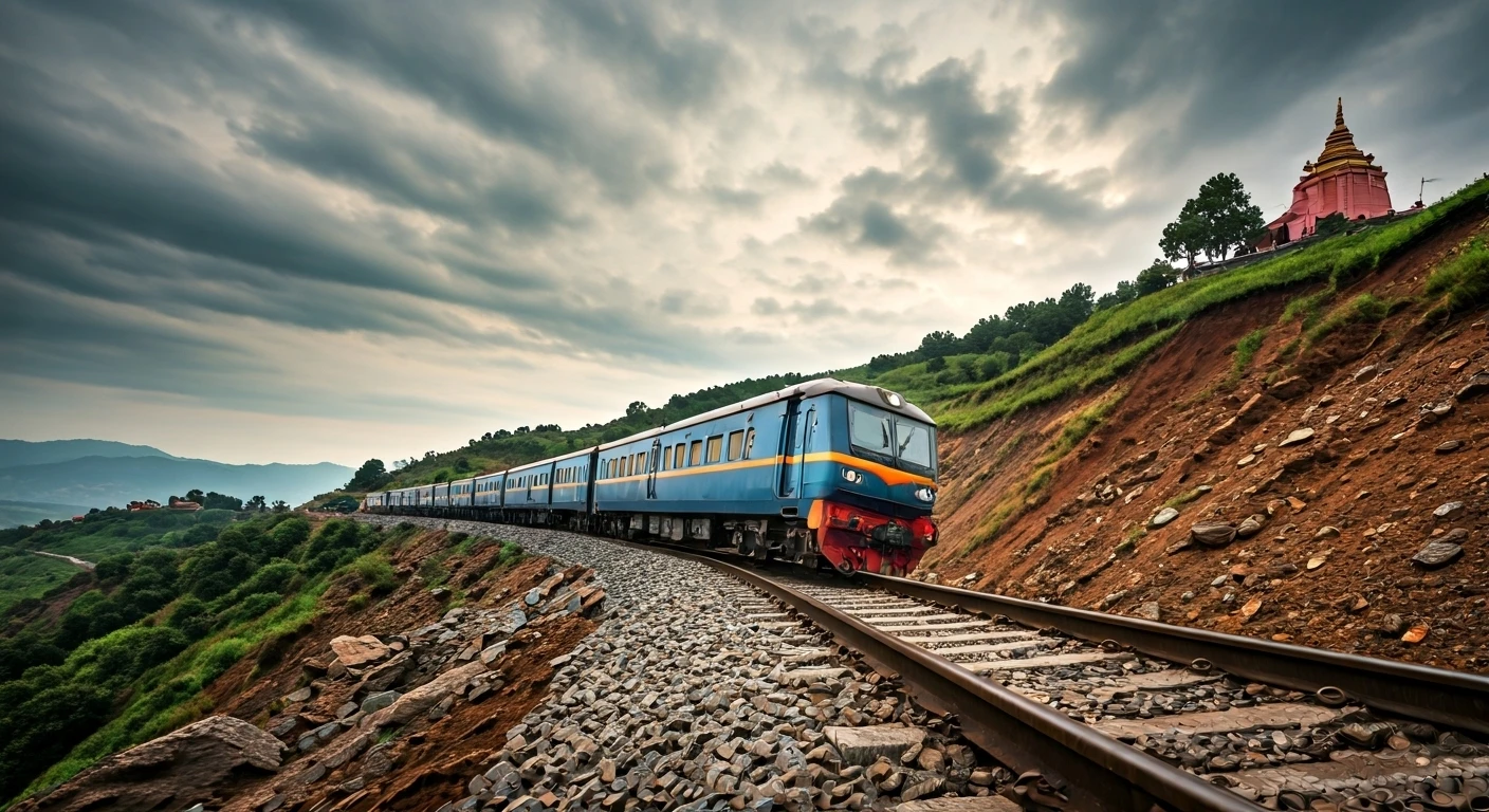 Landslide Disrupts Train Services in Uttarakhand
