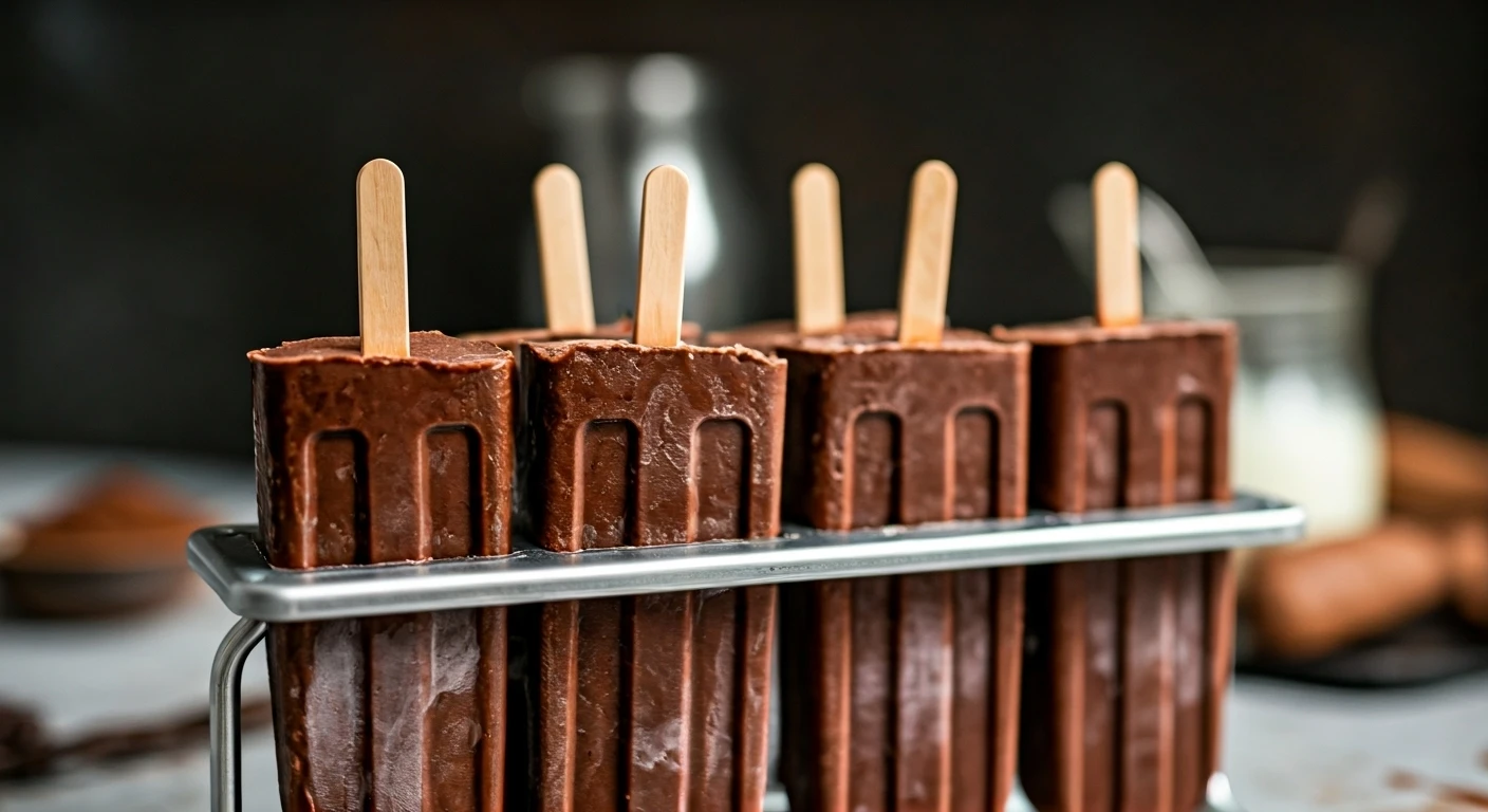 Make Delicious Chocolate Popsicles At Home!