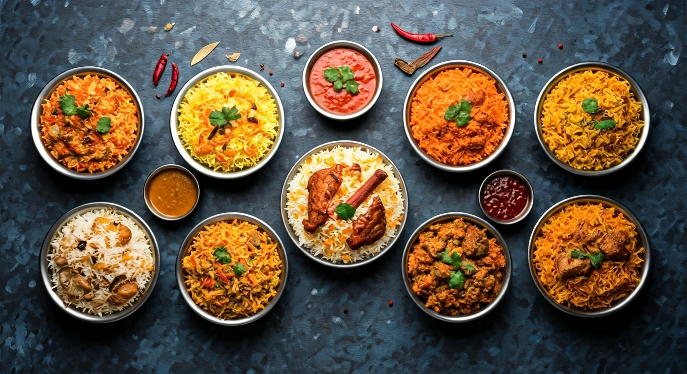 Explore 9 Delicious Biryanis Across India