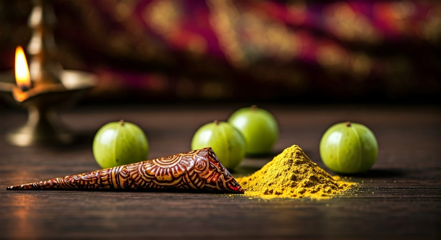 Amla Boosts Hair Growth When Mixed With Mehendi.