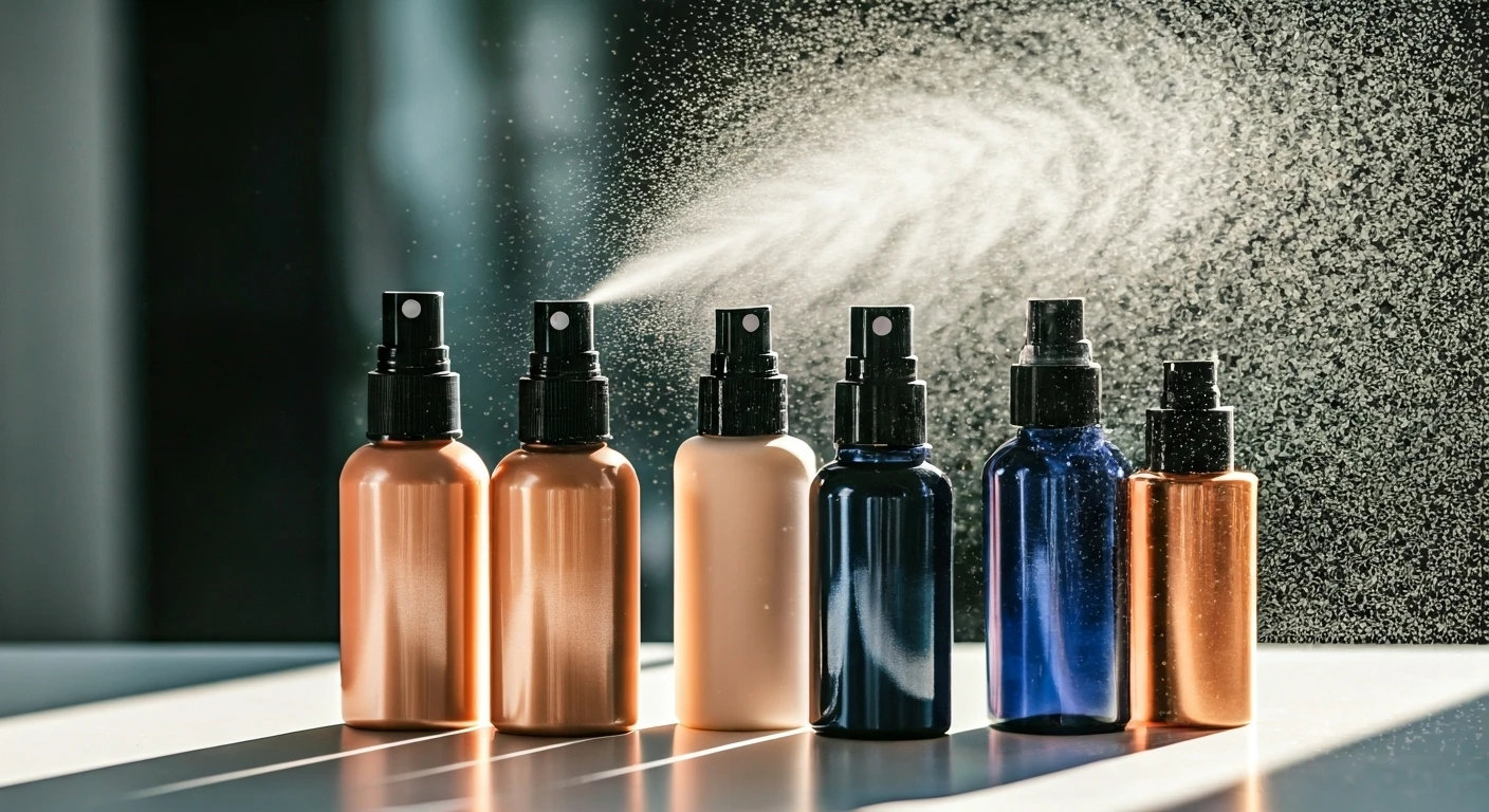 What are setting sprays and how do they work?
