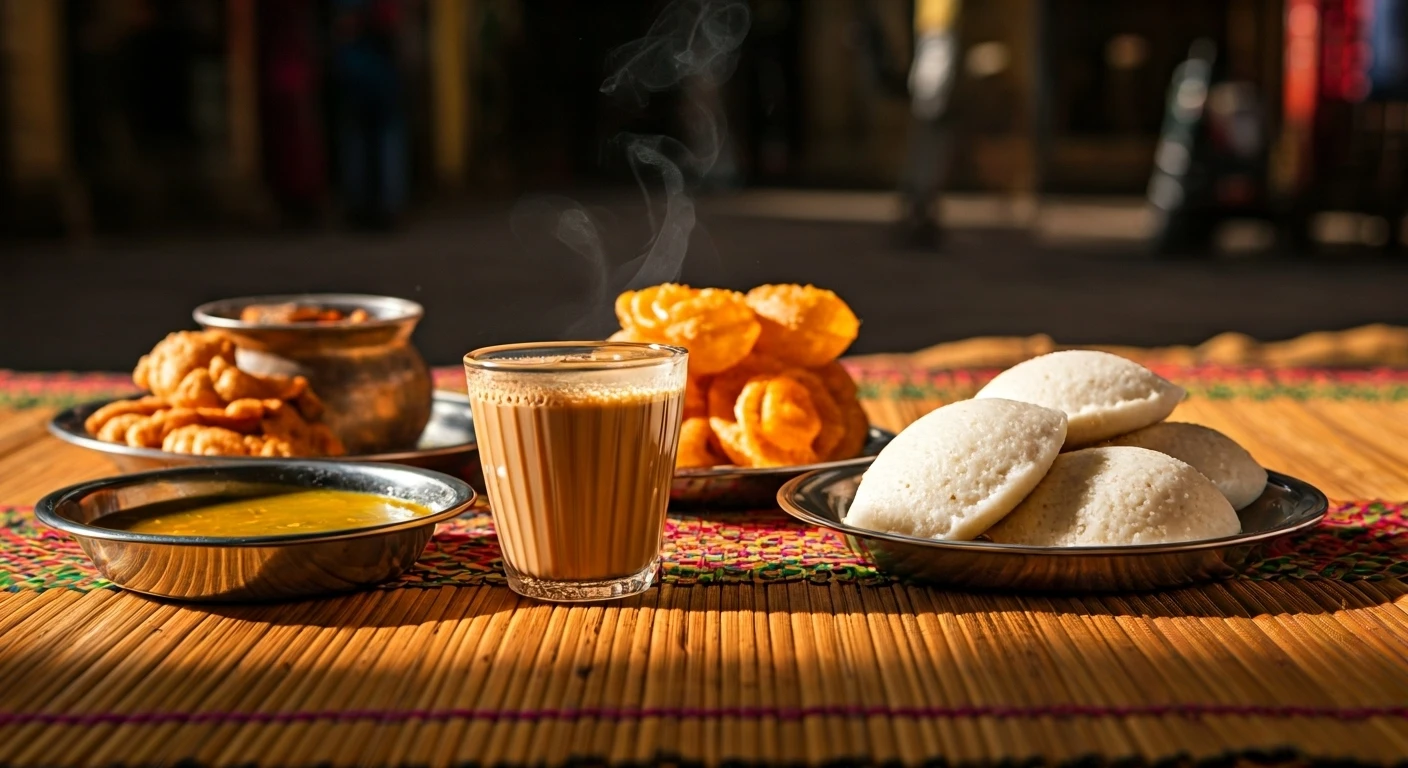 Enjoy 15 Indian Street Foods with Your Tea!