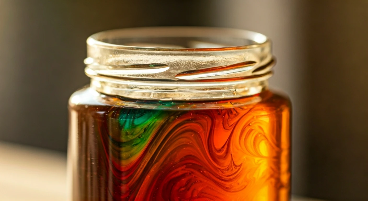 Why Does Honey Sometimes Appear Rainbow Coloured?